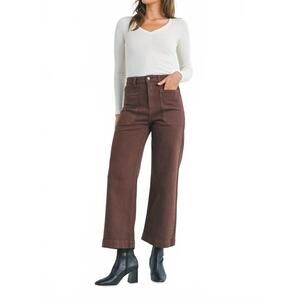 NEW JBD. denim utility pant in coffee bean